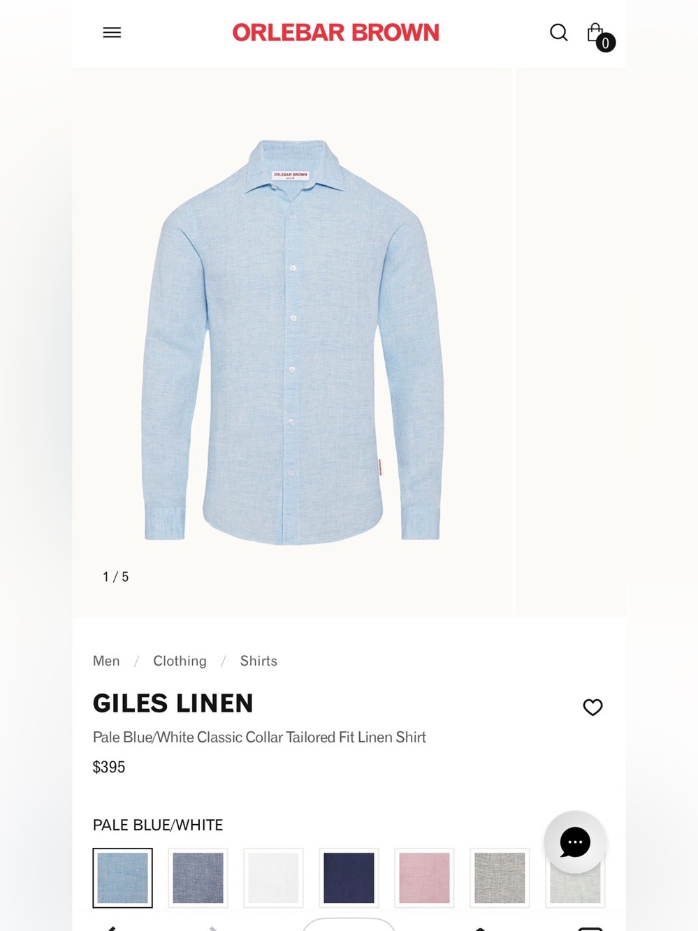 Orlebar Brown linen button up - Picture 3 of 7